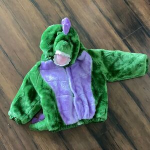 Kid’s Green Purple 🦖 Dinosaur Unisex Halloween Costume Size 12-24 Months